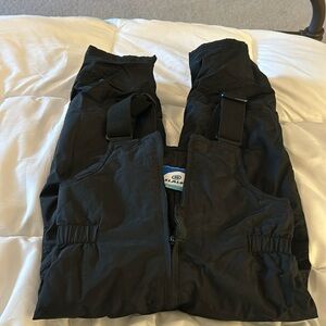 Excellent Condition Boys Black Slalom Snow Pants Size 4T
